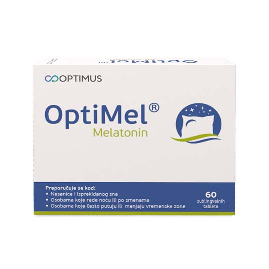 OptiMel melatonin 60 sublingvalnih tableta